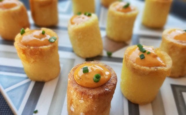 Patatas bravas de Anna Maria Tengo. Foto: Heinz Patatas bravas de Anna Maria Tengo. Foto: Heinz
