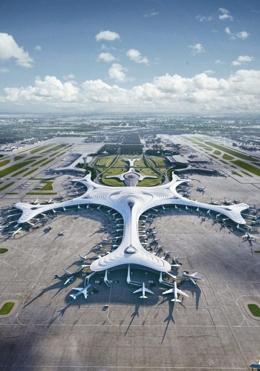 Aeropuerto Internacional de Harbin. Foto MAD Architects.
