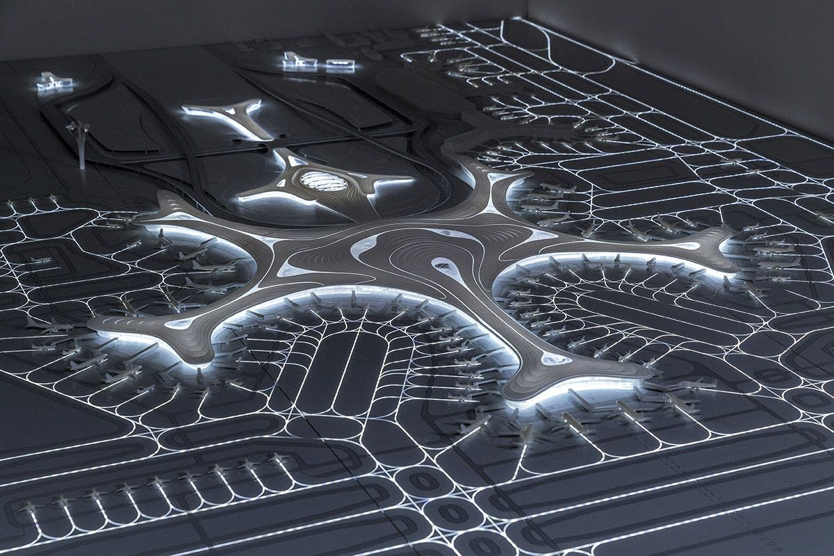 Aeropuerto Internacional Harbin. Foto MAD Architects.