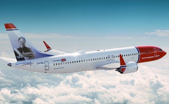 Norwegian cuenta con 18 B737 MAX 8 que no pueden volar. Foto: Norwegian.