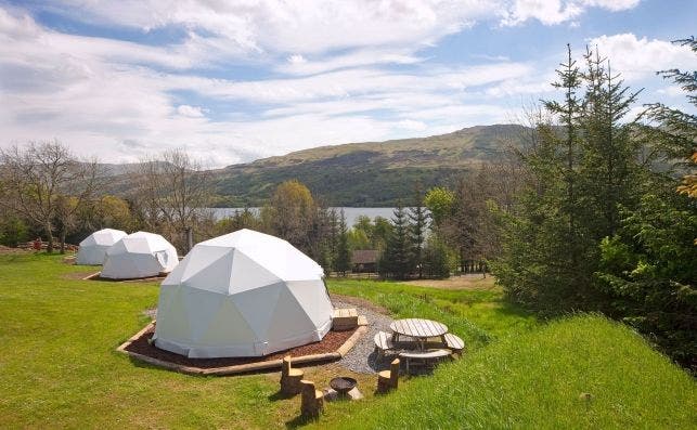 Loch Tay Highland Lodges, Escocia. Foto Pitchup.