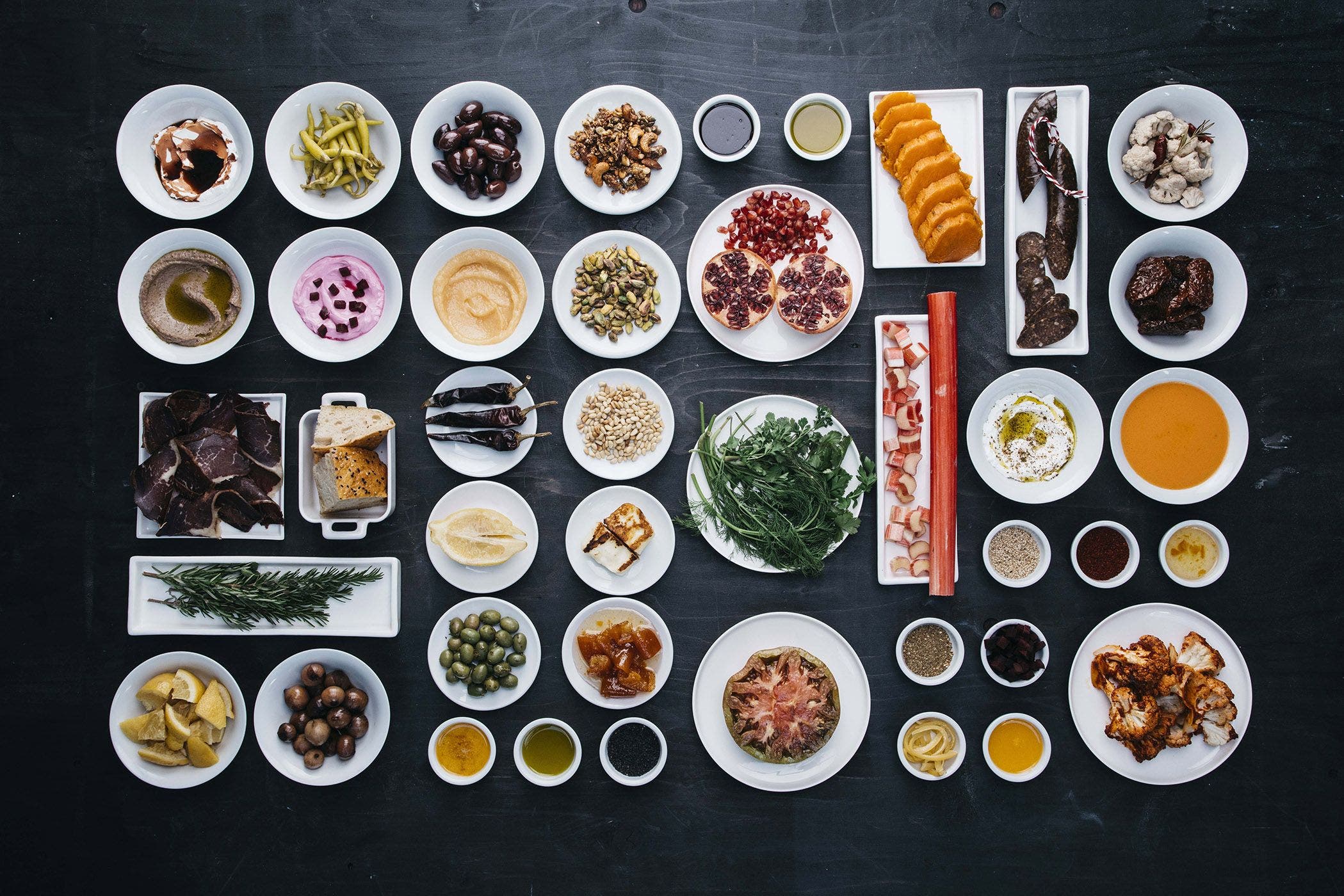 Menu Mezze en Baalbec. Foto Enric PÃ©rez.
