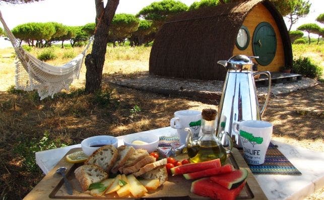 Nos sentiremos como hobbits en Slowlife Glamping (Portugal). Foto Pitchup.