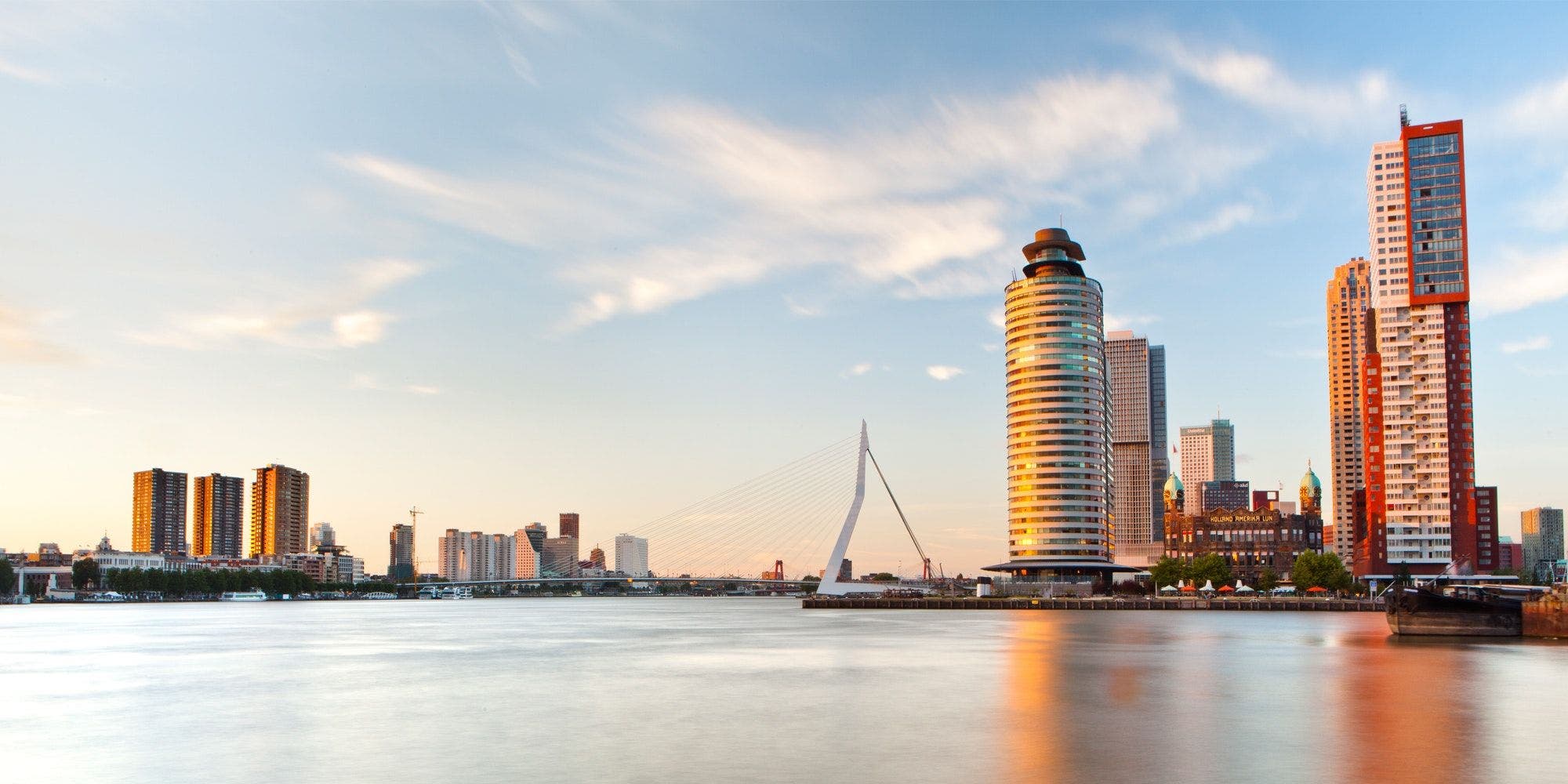 Panoramica Kop van Zuid. Foto Turismo de Roterdam.