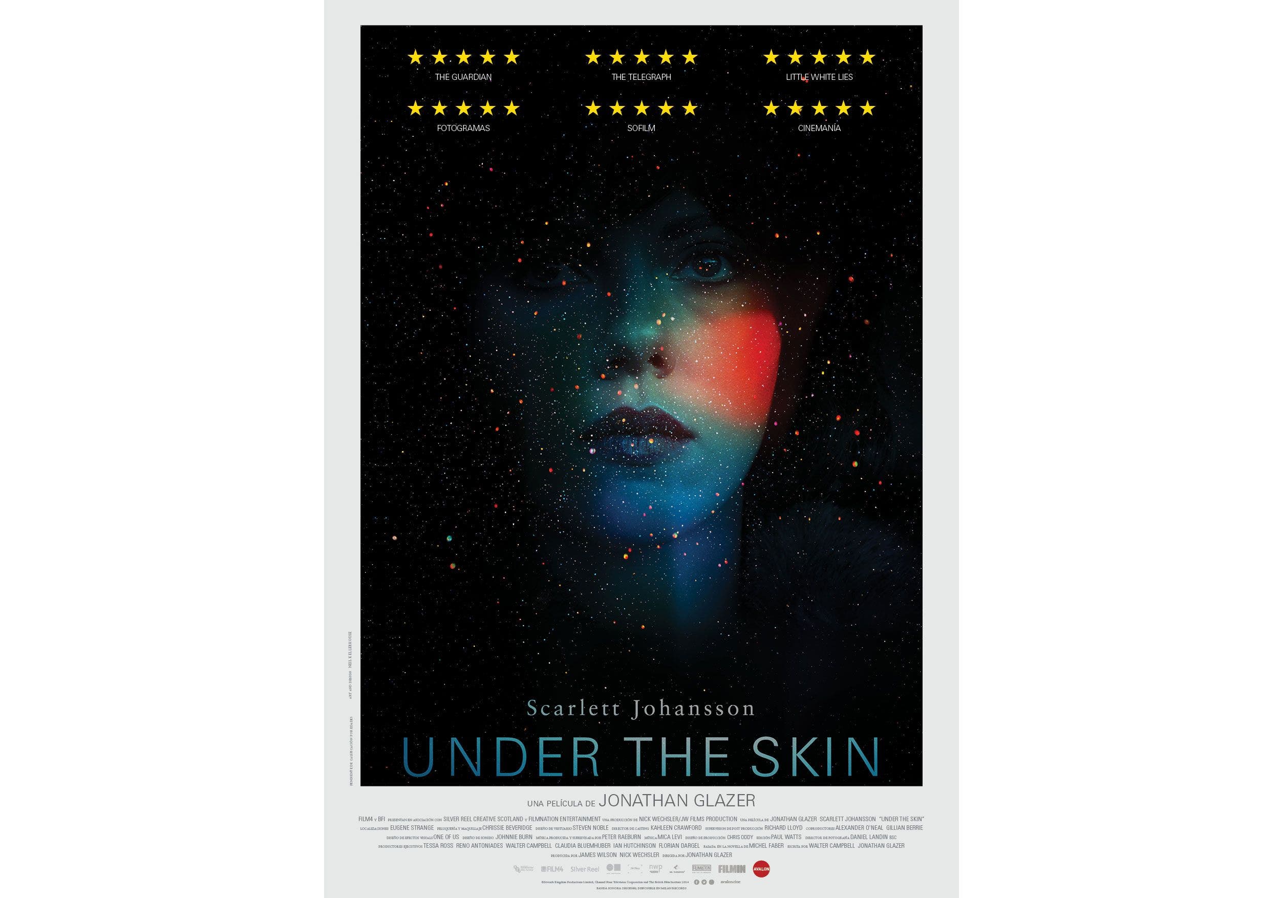 Poster under the skin Poster under the skin