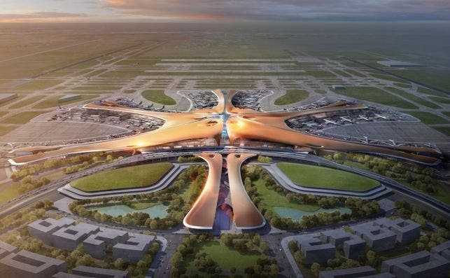 El Beijing New Airport serÃ¡ el aeropuerto mÃ¡s grande del mundo en 2019.