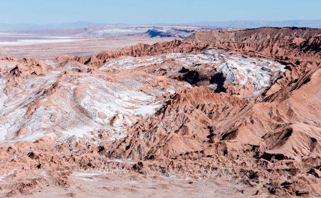 Valle de la Luna, Chile. Foto Rumbo.es.
